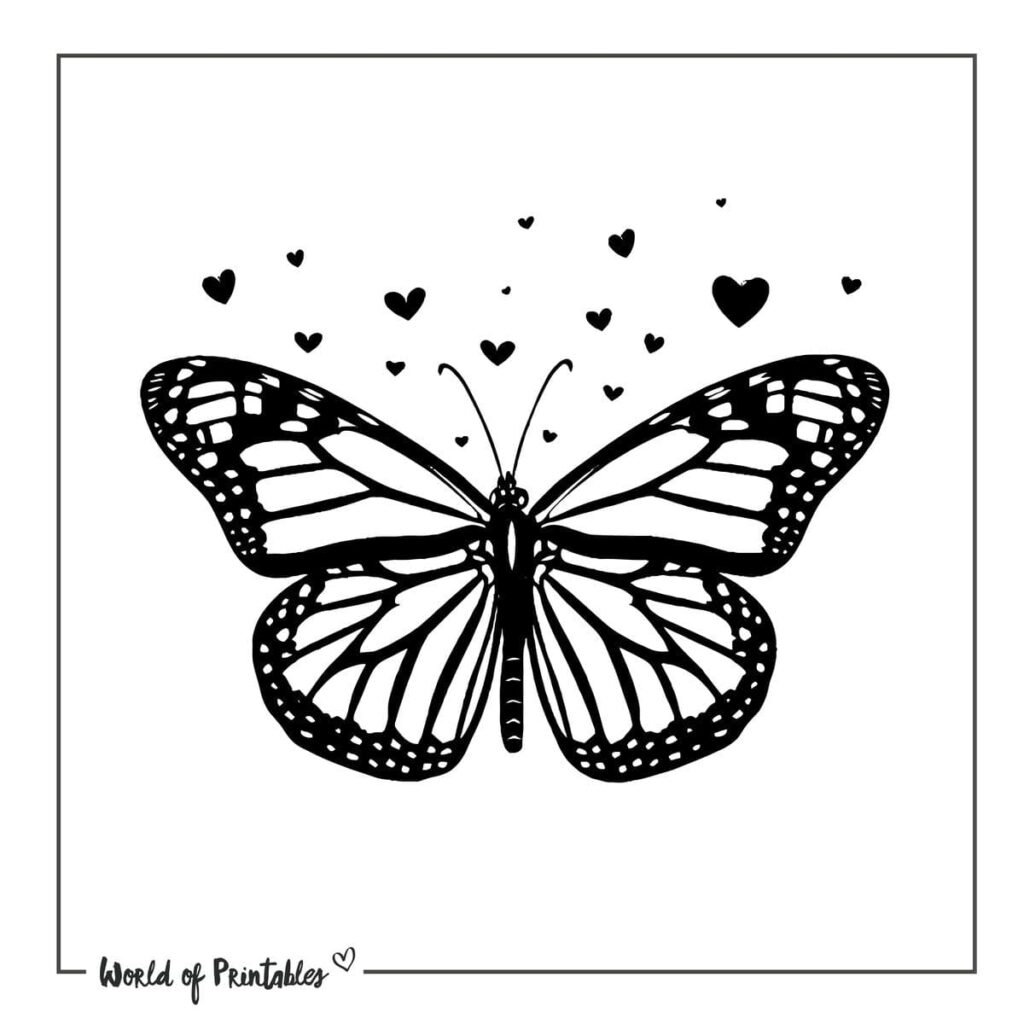 Butterfly and Heart Tattoo Designs - 60+ Printable Designs & Ideas ...