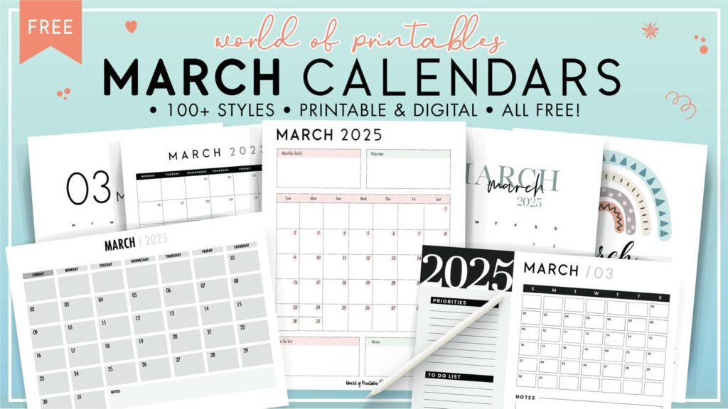 March Calendars