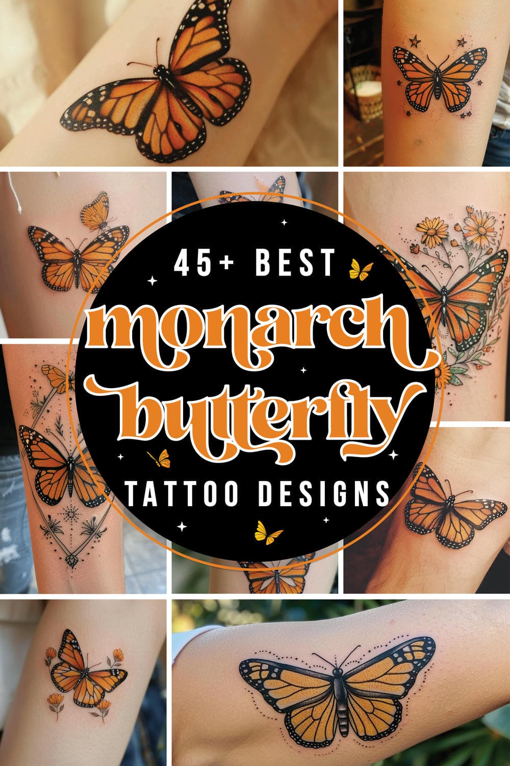 Monarch Butterfly Tattoo Designs - 45+ Printable Designs & Ideas ...