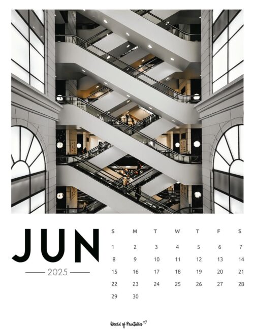 Photo Calendar June 2025
