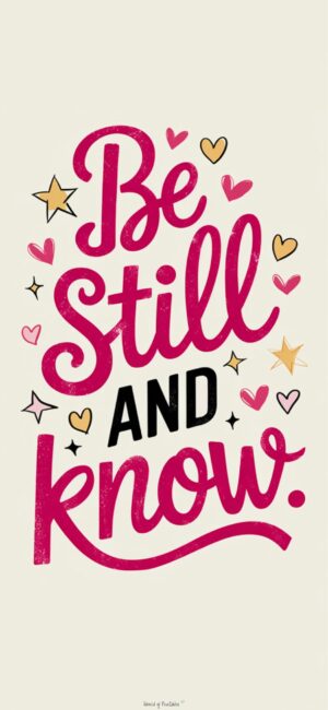 Be Still And Know Christian phone wallpapers HD