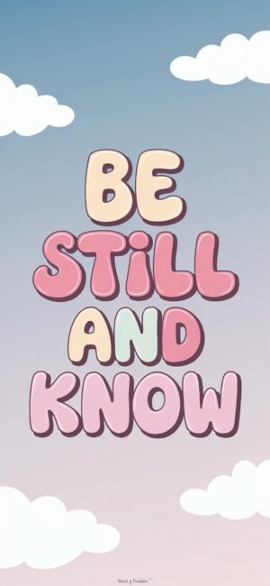 Be Still And Know Girly Christian backgrounds