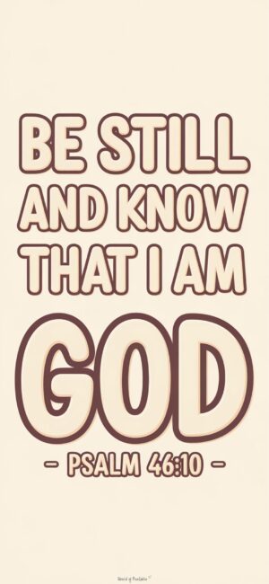 Be Still, And Know That I am God Popular Bible quotes wallpapers