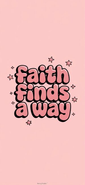 Faith Finds a Way Girly Bible wallpaper