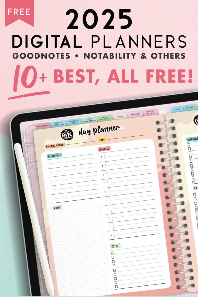 Free Digital Planners 2025