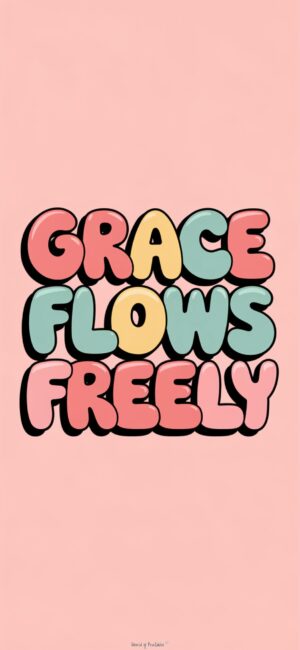 Grace Flows Freely Modern Christian aesthetics