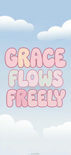 Grace Flows Freely Soft Christian wallpapers