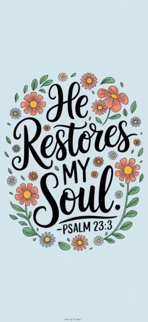 He Restores My Soul Christian wallpapers