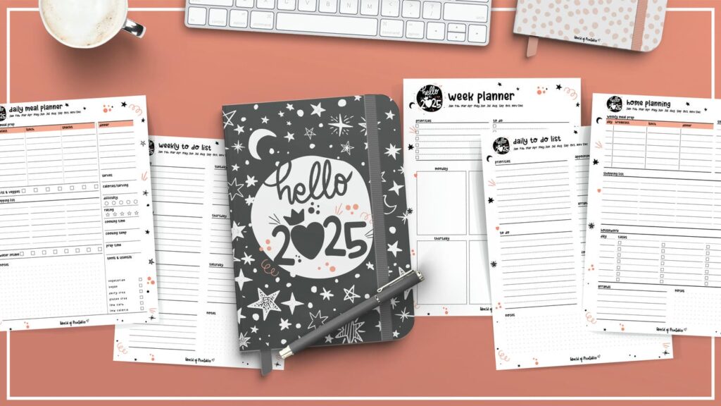 Hello 2025 Cute Planner Promo