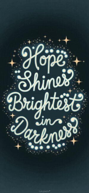 Hope shines brightest in darkness Soft Christian wallpapers