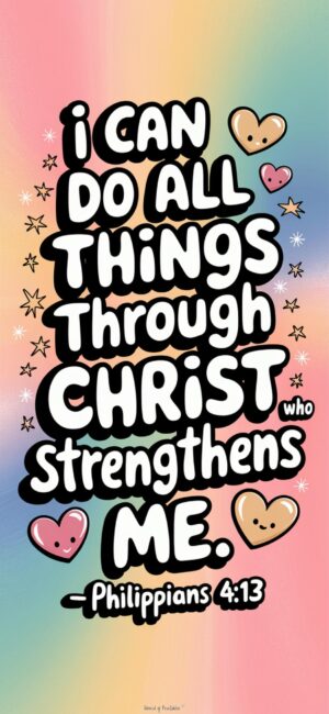 I can do all things through Christ who strengthens me Christian quotes about strength