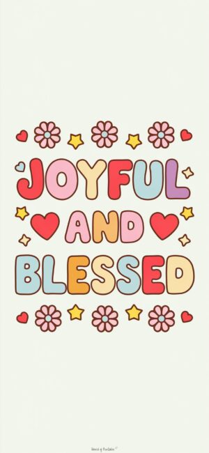 Joyful and Blessed Christian quote wallpapers