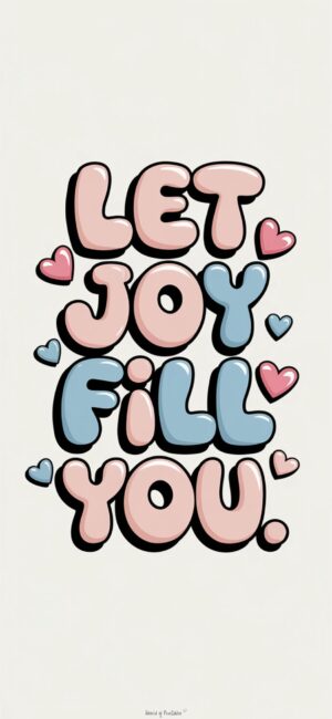 Let Joy Fill You Feminine wallpapers