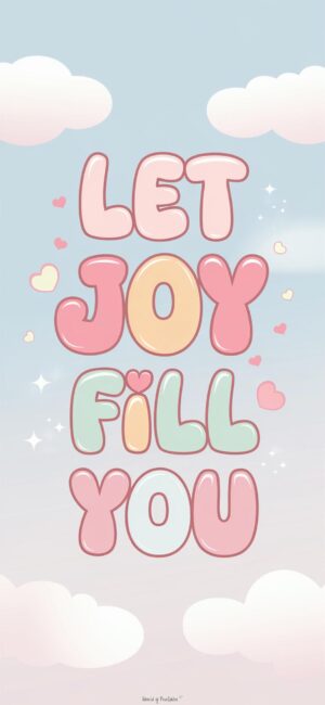 Let joy fill you Girly Christian backgrounds