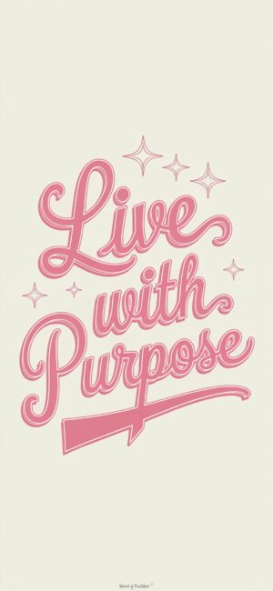 Live with Purpose Soft pastel Christian wallpapers