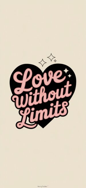 Love Without Limits Faith Quote Background