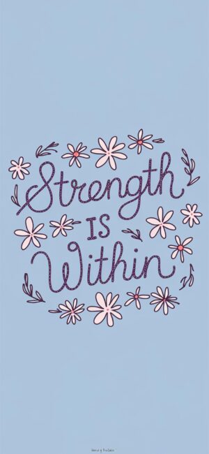 Strength is Within Christian motivational quotes