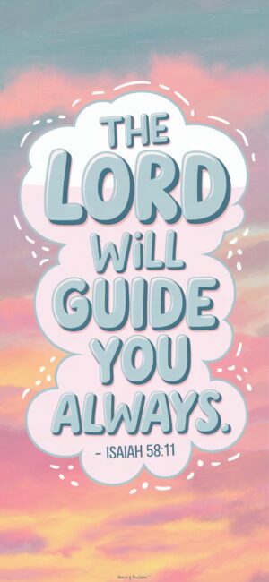 The Lord will Guide You Always Soft Christian wallpapers