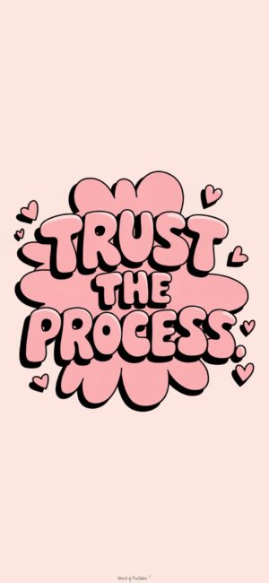Trust the Process Christian wallpapers for women