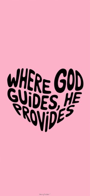Where God Guides, He Provides Peaceful Christian quotes