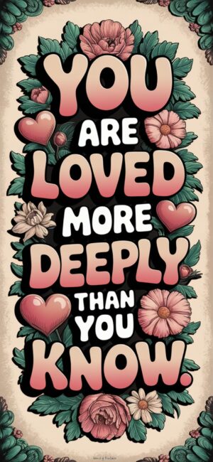 You Are Loved More Deeply Than You Know wallpapers for women