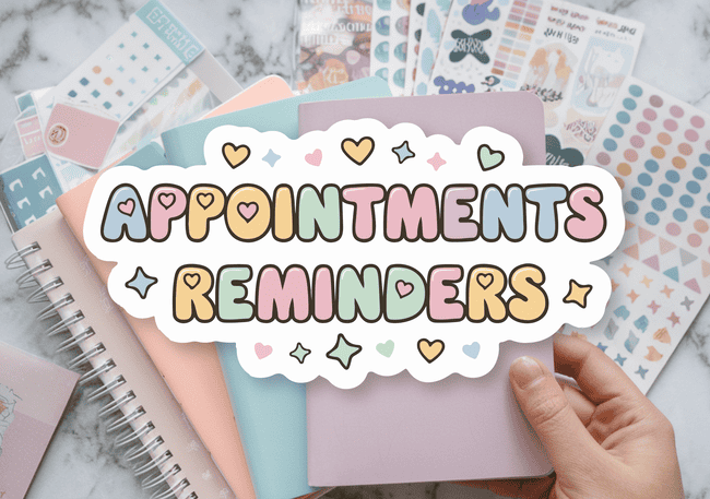 appointments and reminders sticker hub