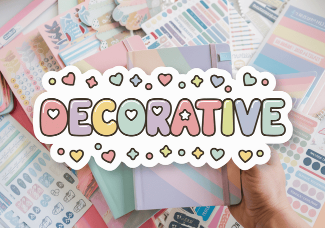 decorative sticker hub