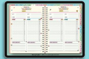Candy Notes Digital Planner - World of Printables
