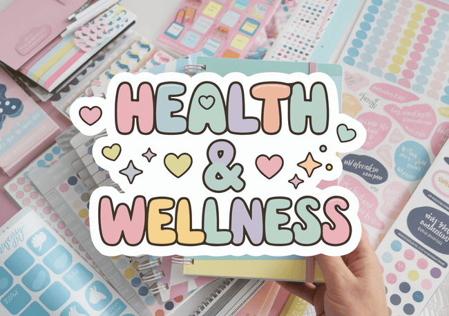 health and wellness sticker hub