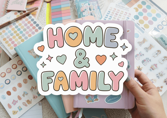 home and family sticker hub