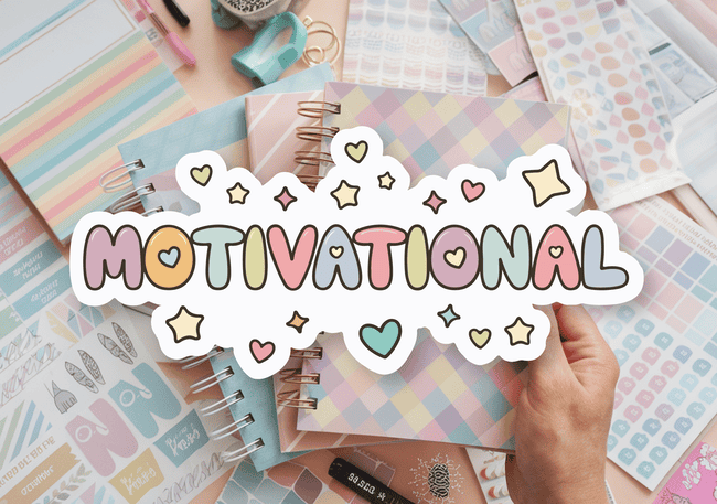 motivational sticker hub