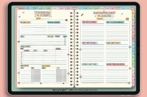 Candy Notes Digital Planner - World of Printables