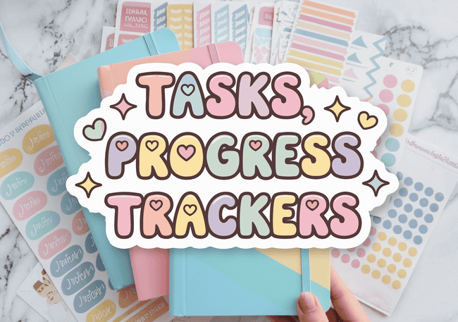 tasks and progress trackers sticker hub