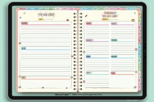 Candy Notes Digital Planner - World of Printables