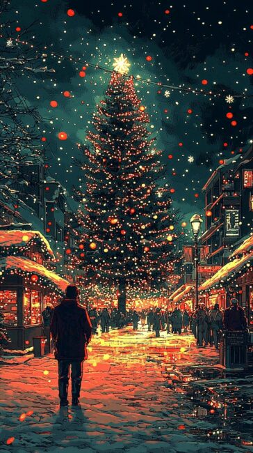 Christmas Market Live Wallpapers