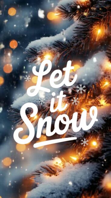 Let it Snow Christmas Live Wallpapers