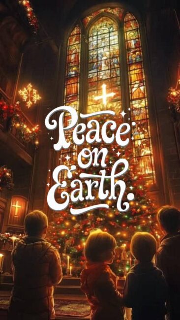 Peace on Earth Church Christmas Live Wallpapers