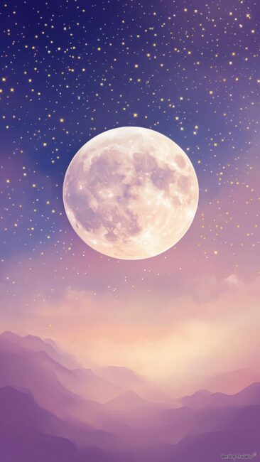 Aura Moon Energy Wallpaper
