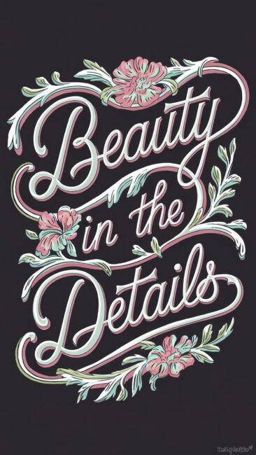 Beauty in the Details Rococo Phone Backgrounds