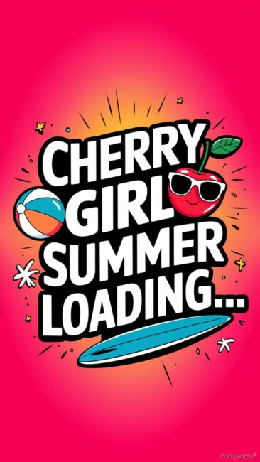 Cherry Girl Summer Wallpaper