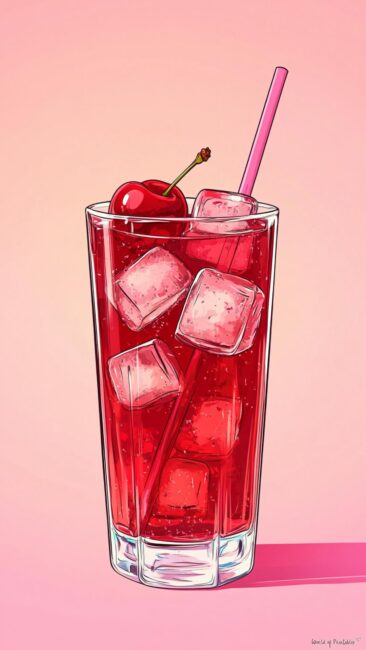 Cherry Soda Wallpaper