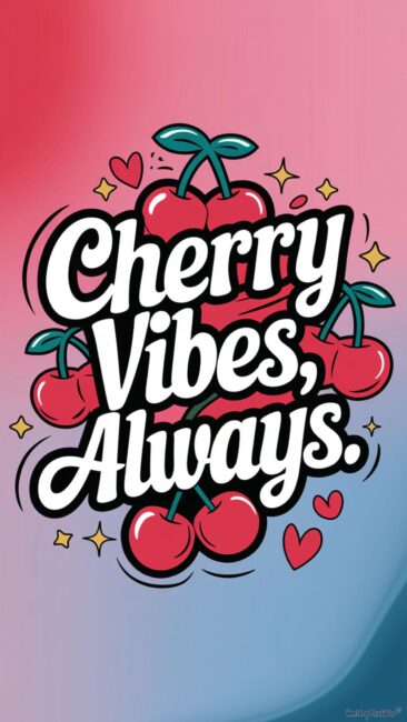 Cherry Vibes Always Wallpaper