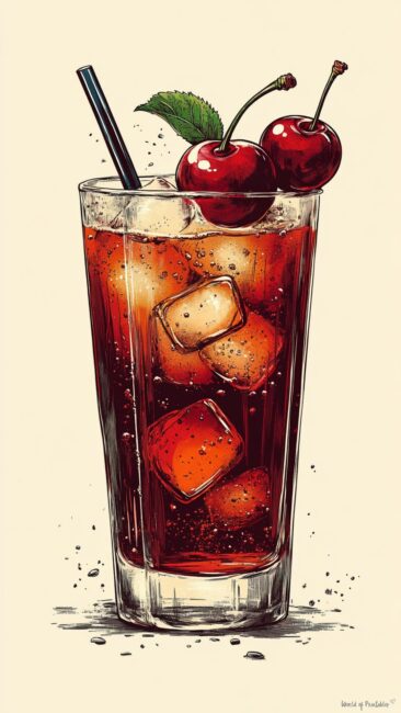 Cherry and Cola Wallpaper