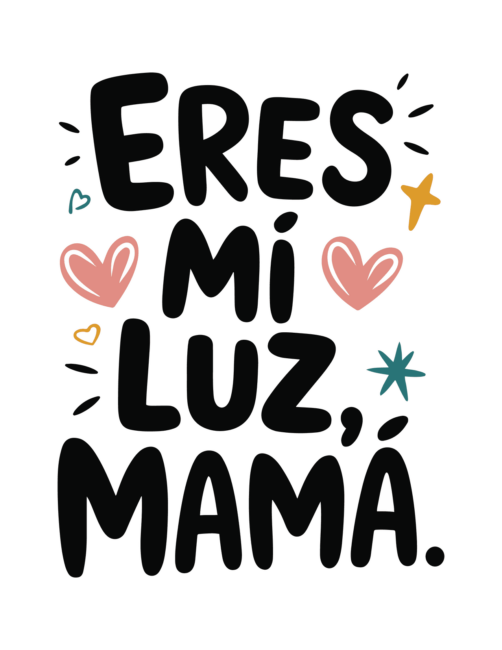 Cute Mother’s Day cards in Spanish for kids