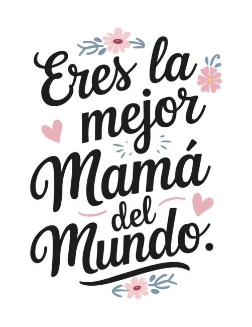 Cute Mother’s Day cards in Spanish to print
