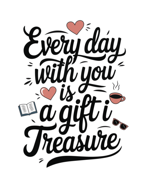 Cute and simple Valentines day card printable