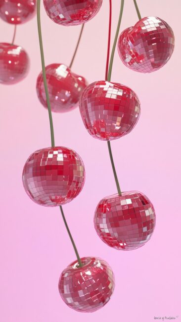 Disco Cherry Wallpaper