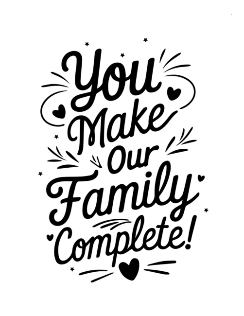 Family Printable Mothers Day Cards