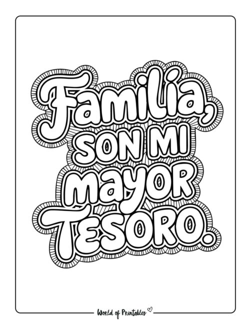 Family Valentine&rsquo;s day coloring pages