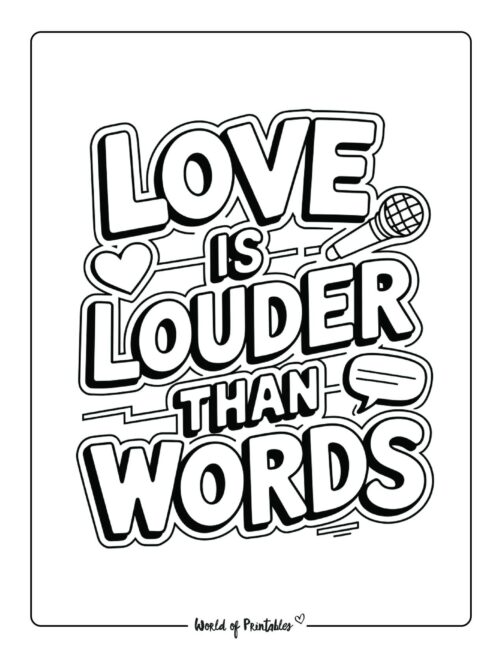 Fun Valentine&rsquo;s day coloring page